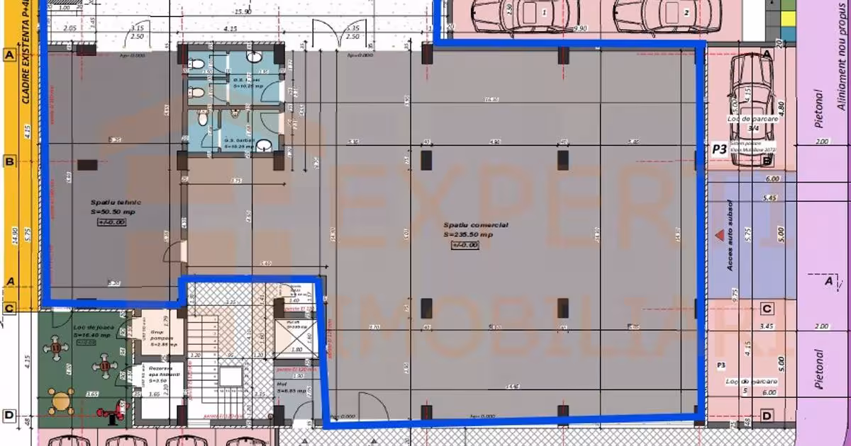 Spațiu comercial 287 mp în zona Tomis Nord, Constanța