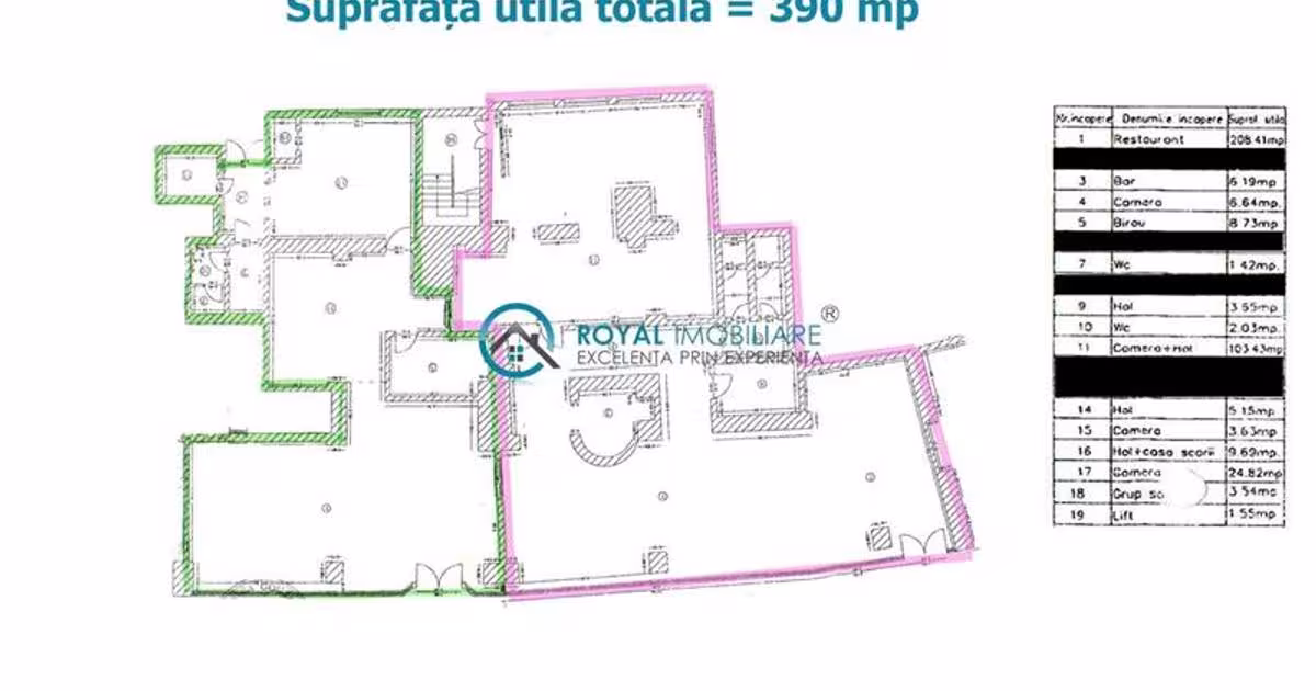 Spațiu comercial 390 mp în zona Ultracentral, Ploiești