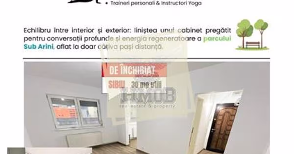 Spațiu comercial în zona Sub Arini, Sibiu