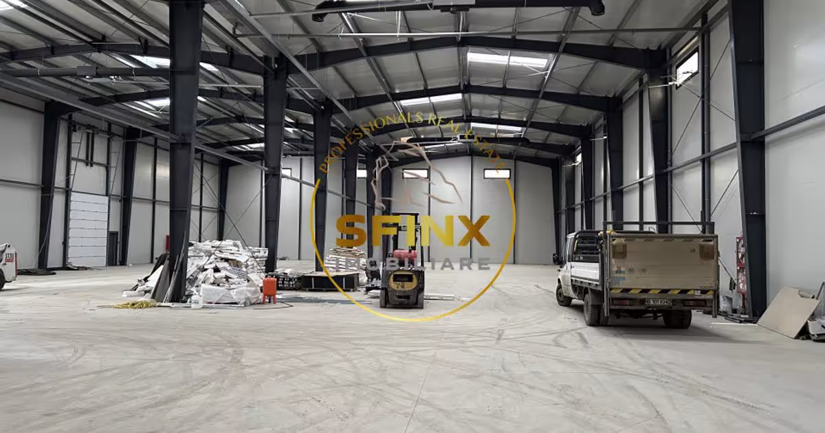 Spațiu industrial 2163 mp în zona Nord-Vest, Buftea