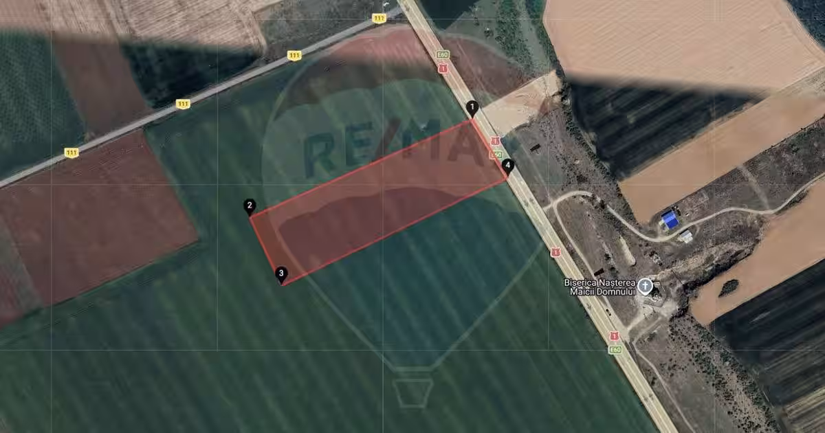 Teren 30.000 mp | Deschidere 89,4 m la DN1 | Florești, Prahova