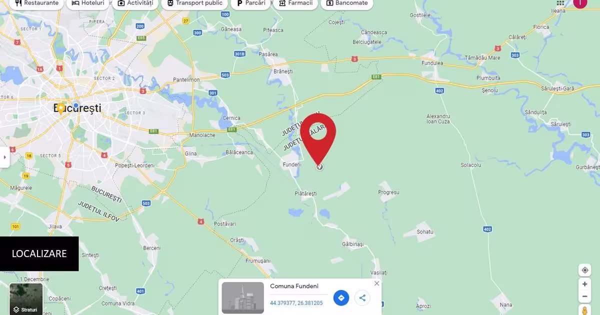 Teren agricol extravilan de 130000 mp, în Fundeni