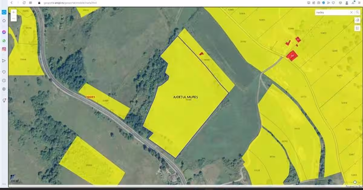 Teren agricol extravilan de 42400 mp, în Nadeș