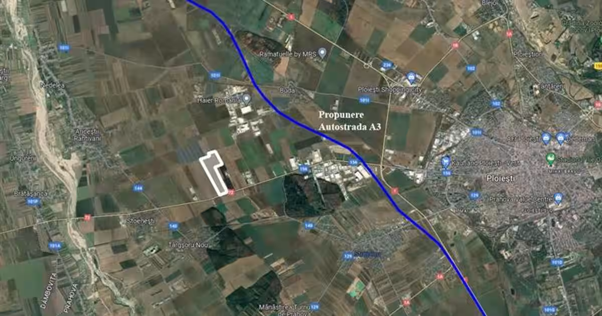 Teren agricol extravilan de 500000 mp, în zona Exterior Vest, Ploiești