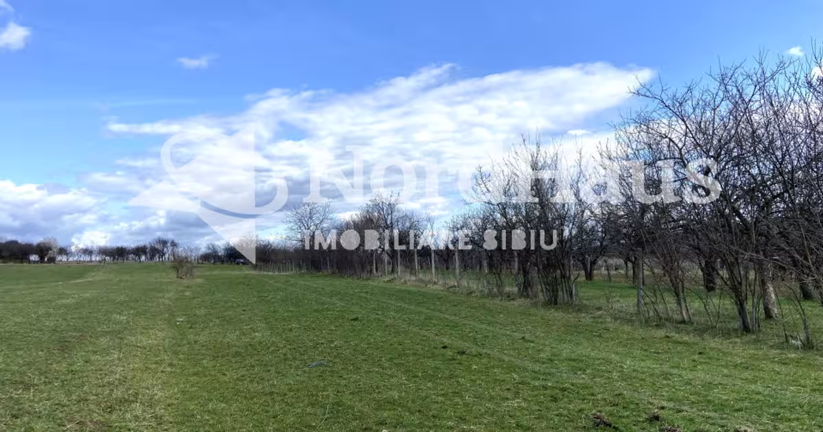 Teren agricol extravilan de 3494 mp, în Rășinari