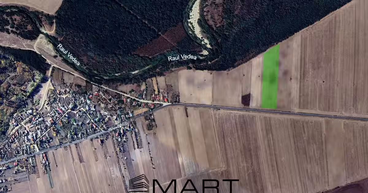 Teren agricol extravilan de 11900 mp, în Scrioaștea