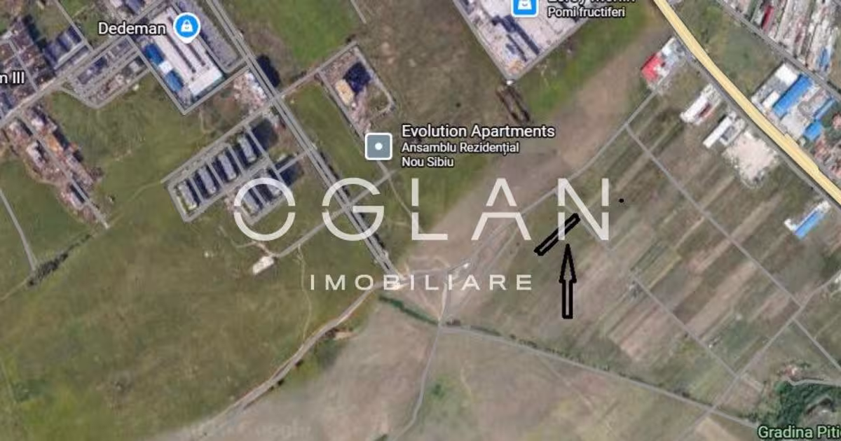 Teren agricol extravilan de 1000 mp, în Șelimbăr