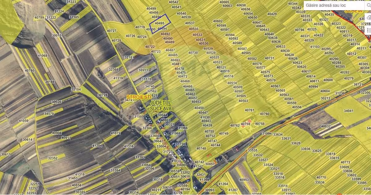 Teren agricol extravilan de 10152 mp, în Stroiești