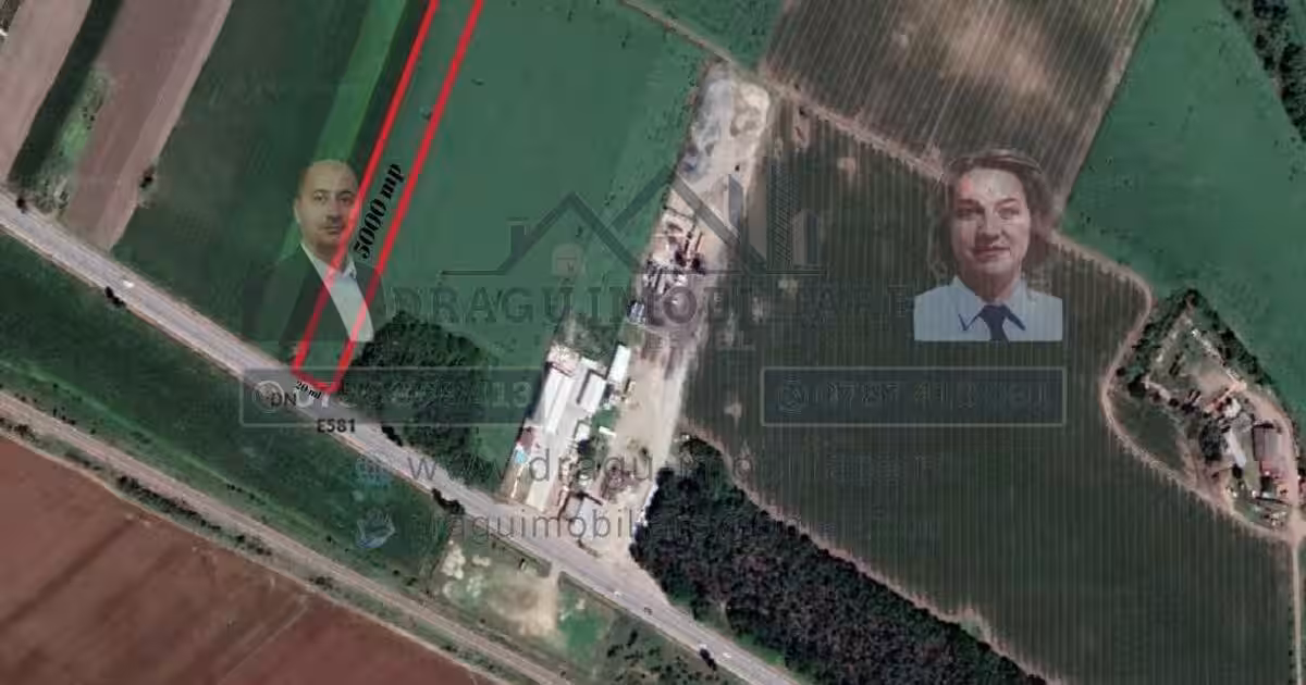 Teren 5000 mp, ieșire din Tecuci, după Peco Gălbenuș