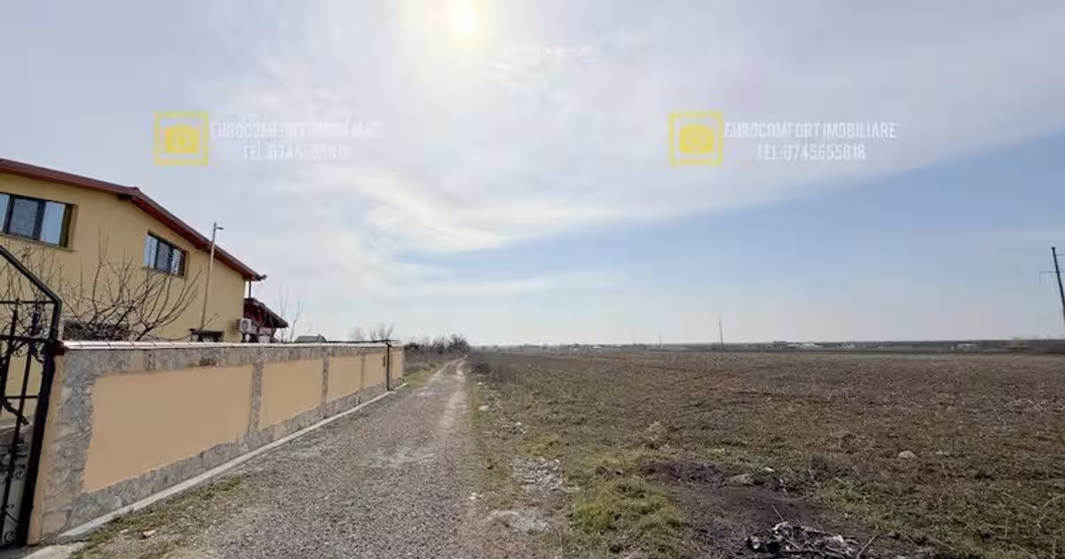 teren 600mp in Vanatori la iesirea spre Odaia Manolache