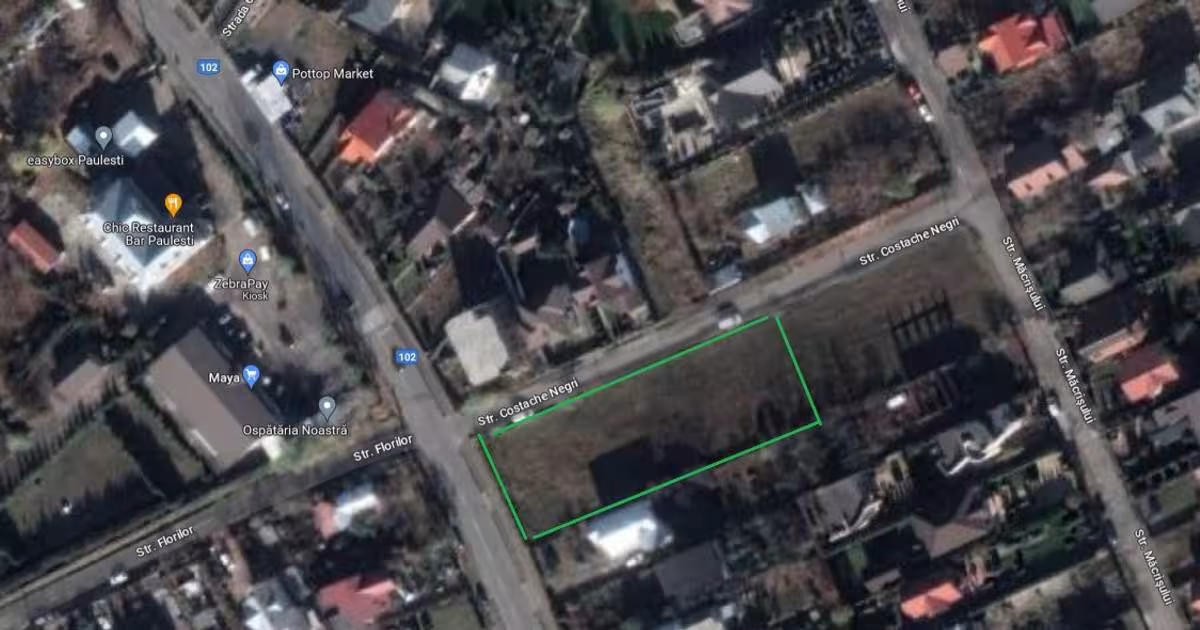 Teren construcție în Păulești