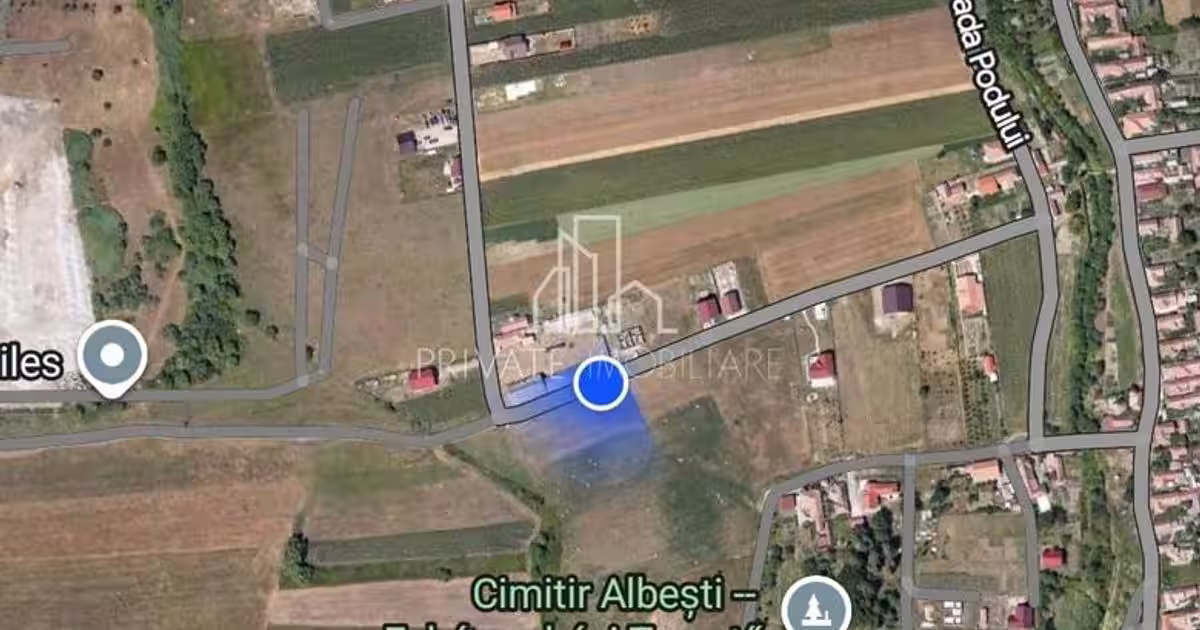 Teren 850 Mp, strada Podului, Albesti, Judet Mures