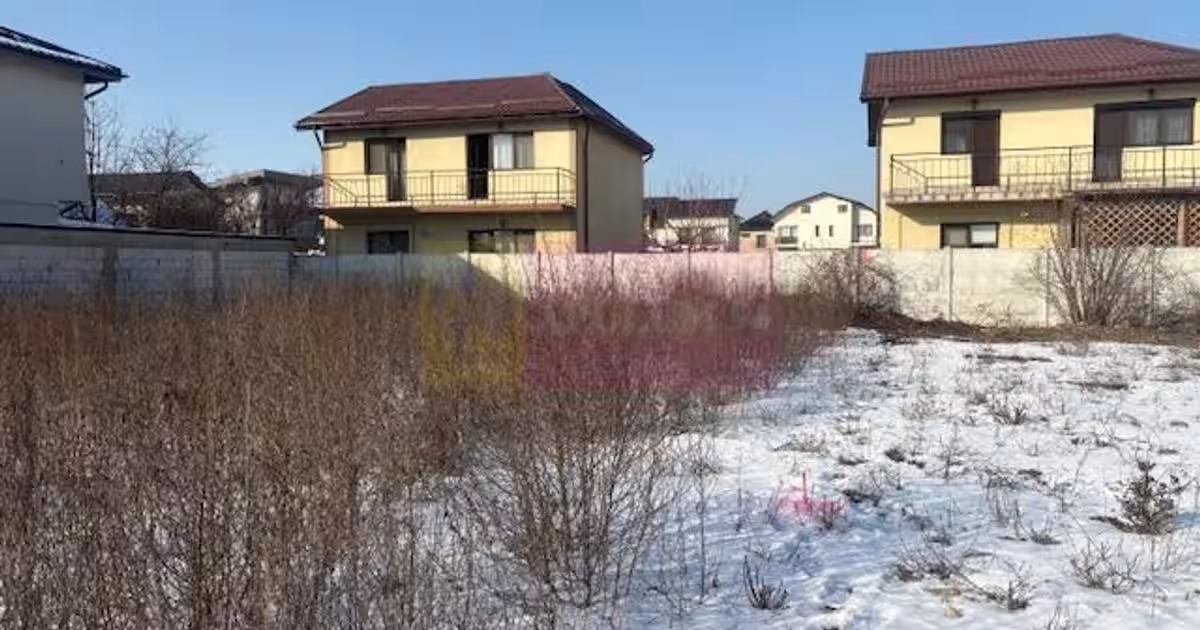 Teren Construcții intravilan de 355 mp, în Bragadiru