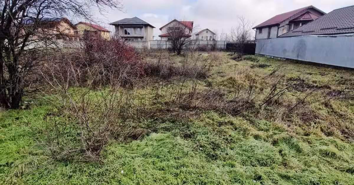 Teren Construcții intravilan de 800 mp, în Buftea