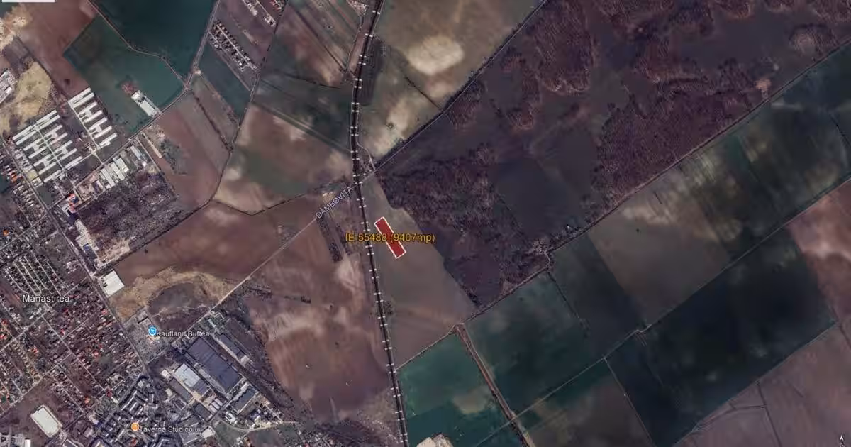 Teren Construcții intravilan de 9407 mp, în zona Nord-Vest, Buftea