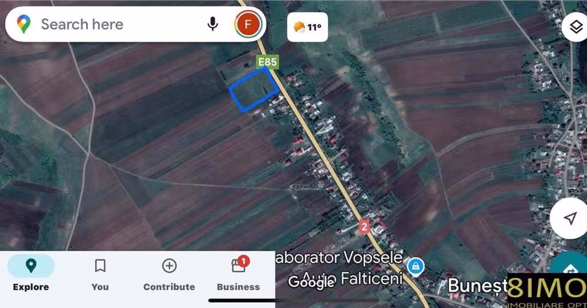 Teren Construcții intravilan de 10354 mp, în Bunești