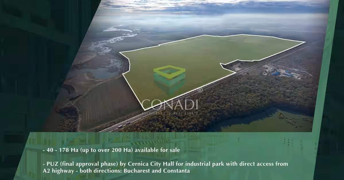 A2- Cernica Locatie strategica parc logistic cu accese direct din A2