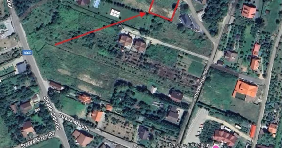 Teren Construcții intravilan de 1050 mp, în Cisnădioara