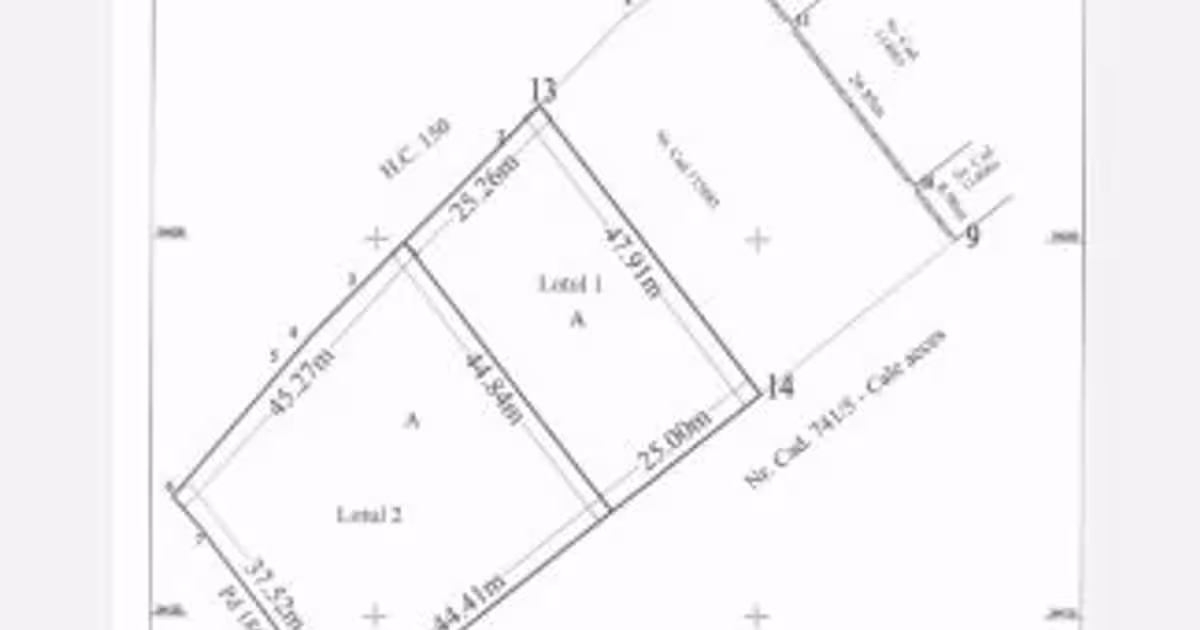 Teren Construcții intravilan de 717 mp, în Corbeanca