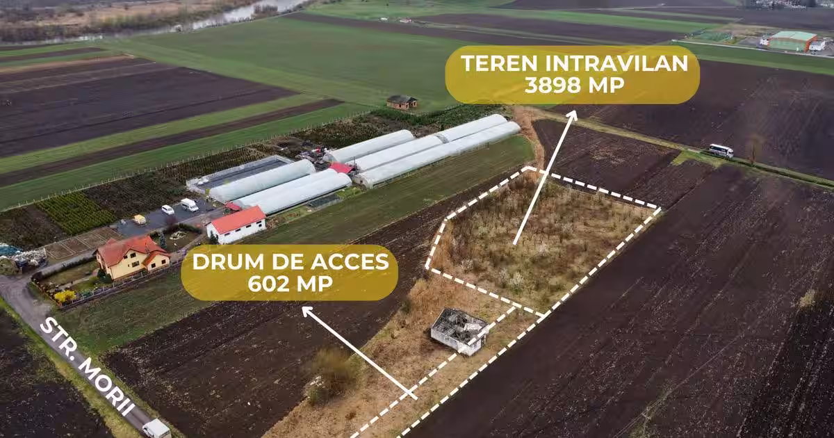 Teren Construcții intravilan de 3.89 mp, în Curteni