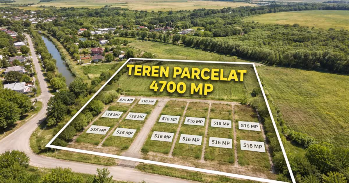 Teren Construcții intravilan de 4700 mp, în Drăgoești