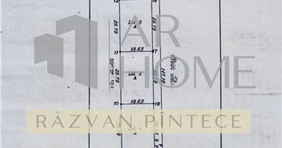 Teren Construcții intravilan de 500 mp, în Gherghița