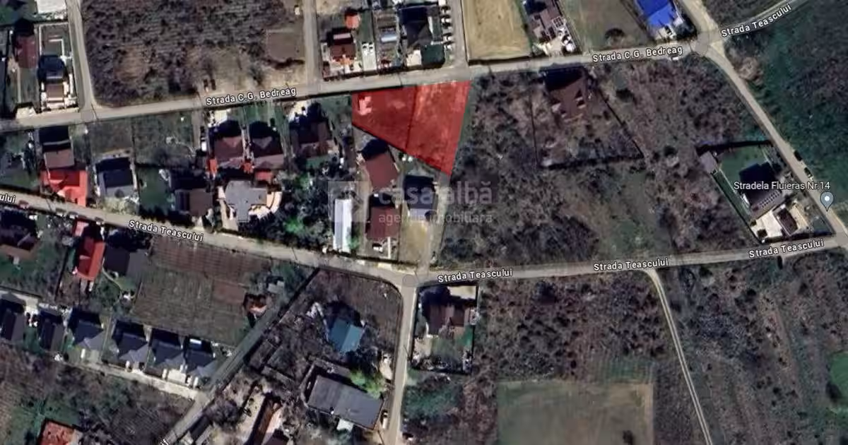 Bucium - Str. C.G. Bedreag, teren intravilan, 1586mp