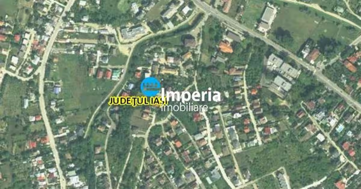 Teren Construcții intravilan de 615 mp, în zona Bucium, Iași