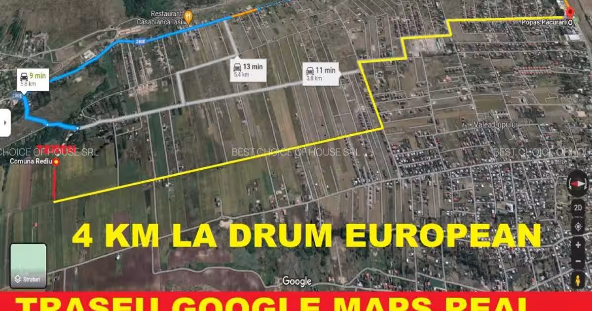 Pacurari-Platoul Beldiman , 490 mp , 21000 euro , priveliste superba spre Copou