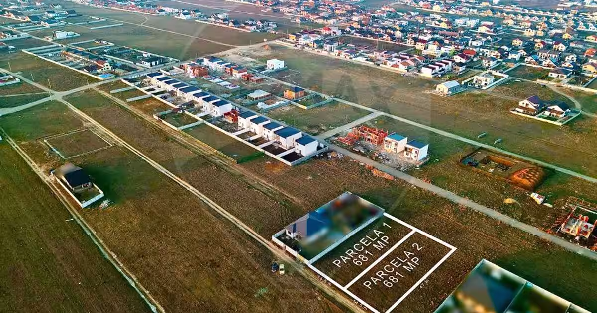 Teren Construcții intravilan de 681 mp, în Malu Mare