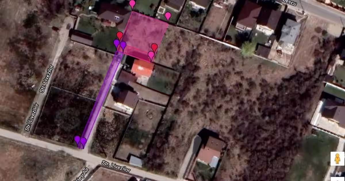 Vanzare teren 473 mp intravilan str. Livezilor Mogosoaia