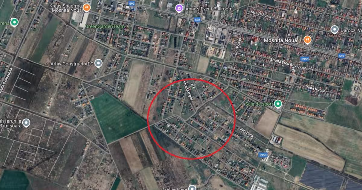 Teren Construcții intravilan de 604 mp, în Moșnița Nouă