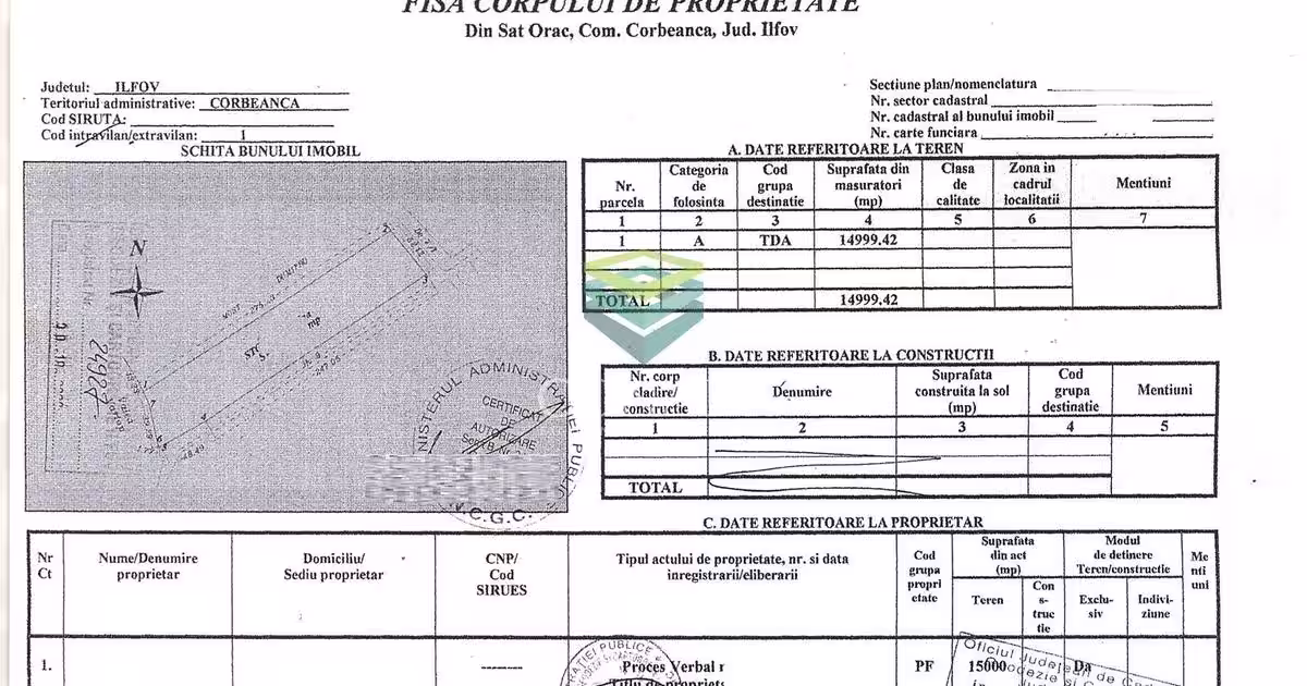Teren Zona Ostratu Corbeanca langa Glenwood dezvoltat de Speedwell