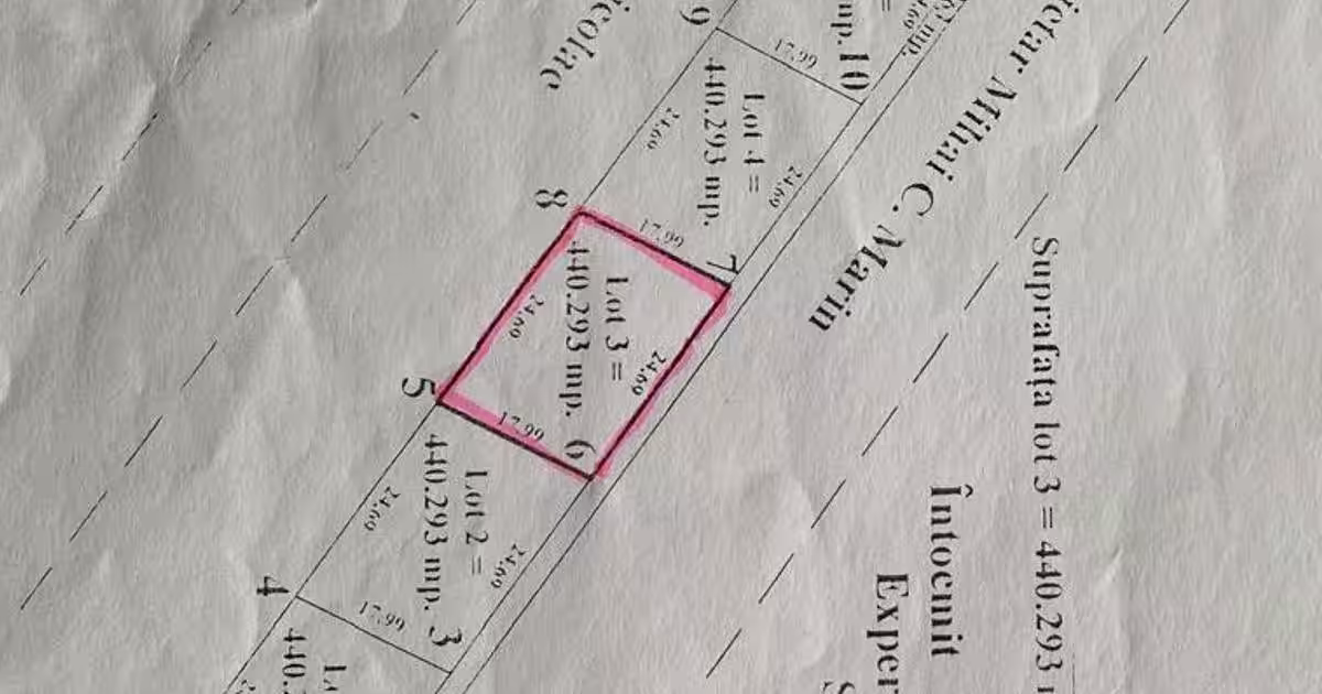 Rascoala 1907-Dolj,toate utilitatile la limita terenului,Urbanism P+2+M,asfalt