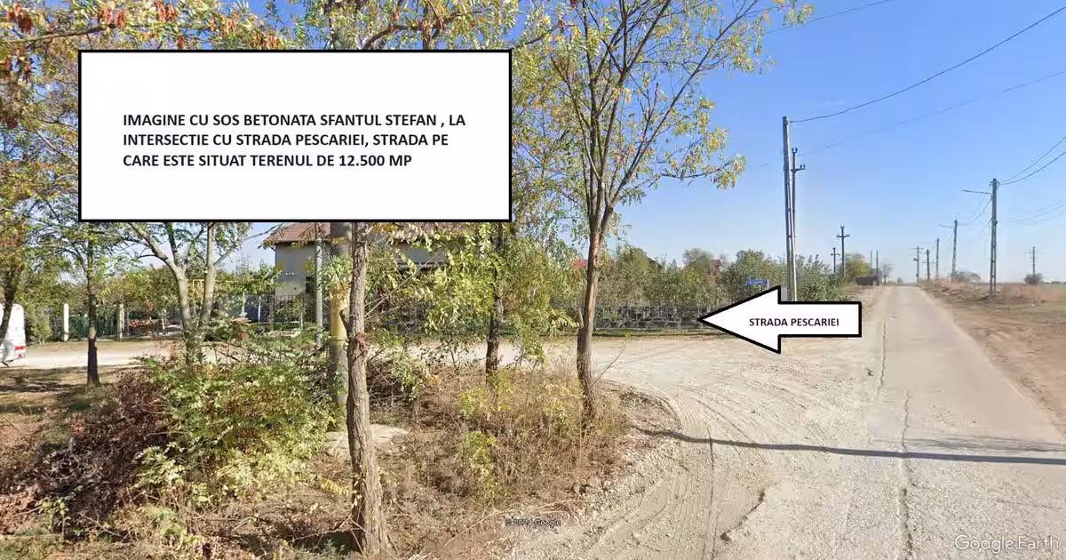 Proprietar - Teren intravilan Snagov - Peris - 12.500 mp la doar 15 euro/mp