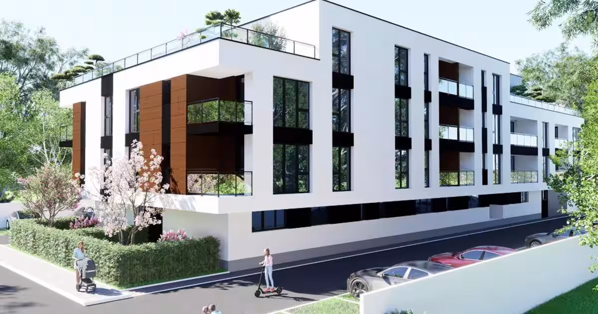 Proiect imobiliar autorizat P+2+3R Popesti Leordeni-Str.Astrelor