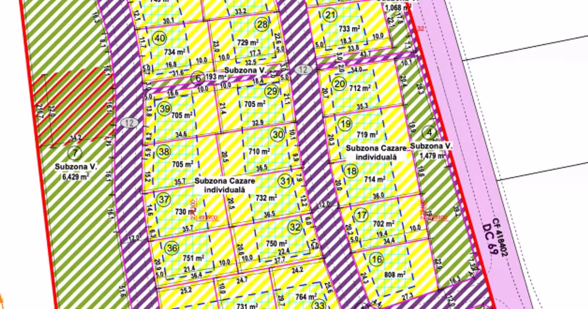 Teren Construcții intravilan de 700 mp, în zona Central, Recaș