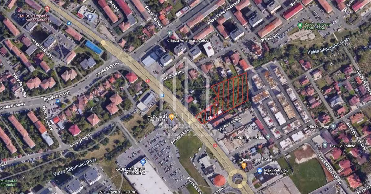 Teren Construcții intravilan de 3850 mp, în zona Hipodrom 1, Sibiu