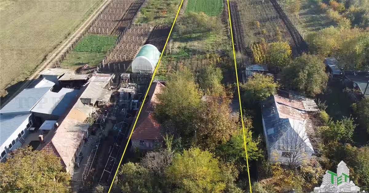 Oportunitate de investitie: Teren intravilan 1008mp cu casa +  teren extravilan