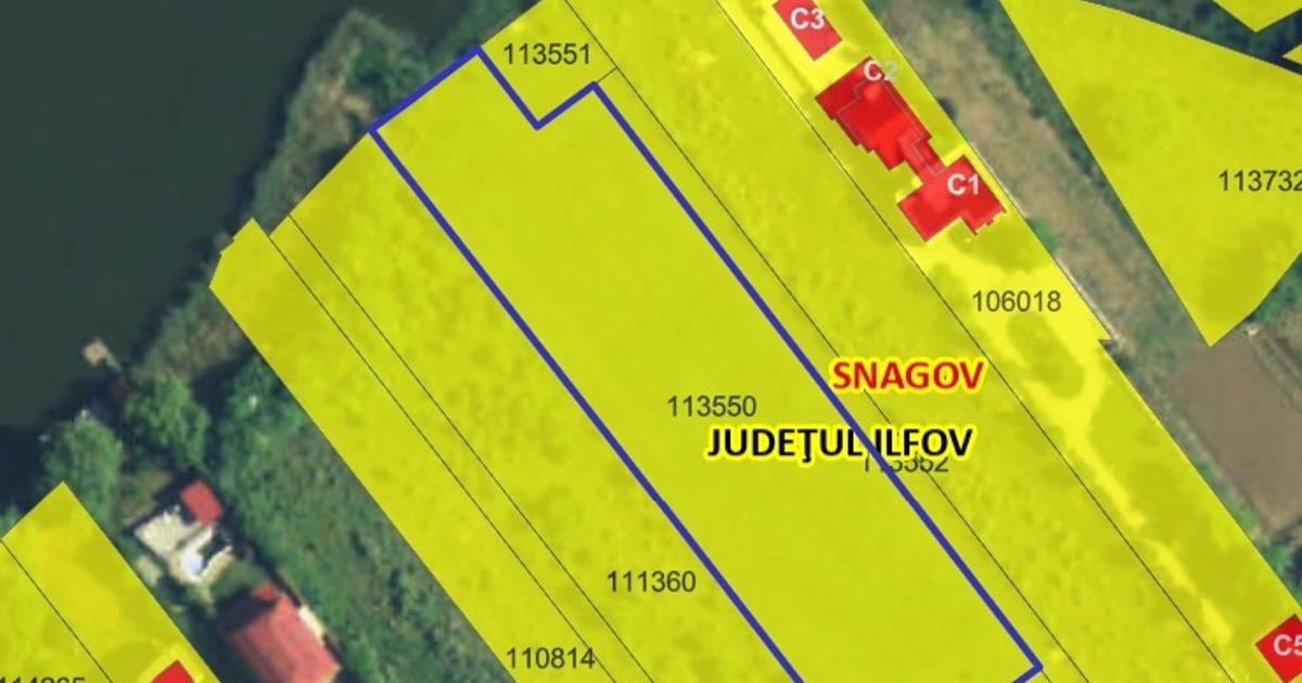 Teren Ciofliceni–com.Snagov, deschidere lac. Utilitati. Oportunitate!