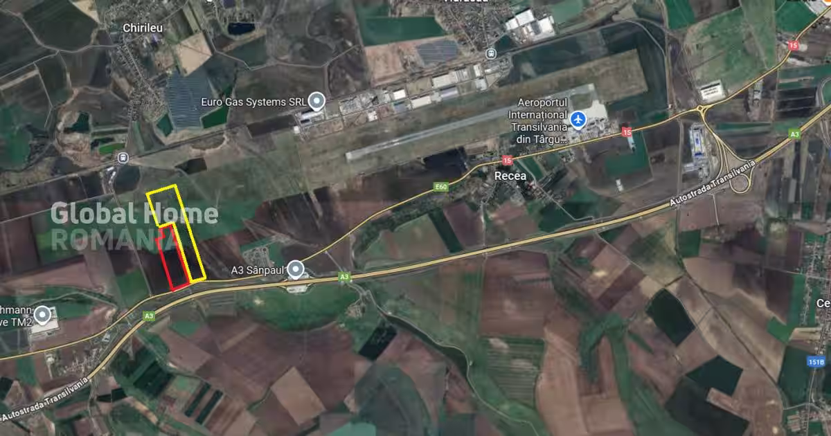 Teren 37.500 Mp-DN 15 Autostrada Transilvania - Mures