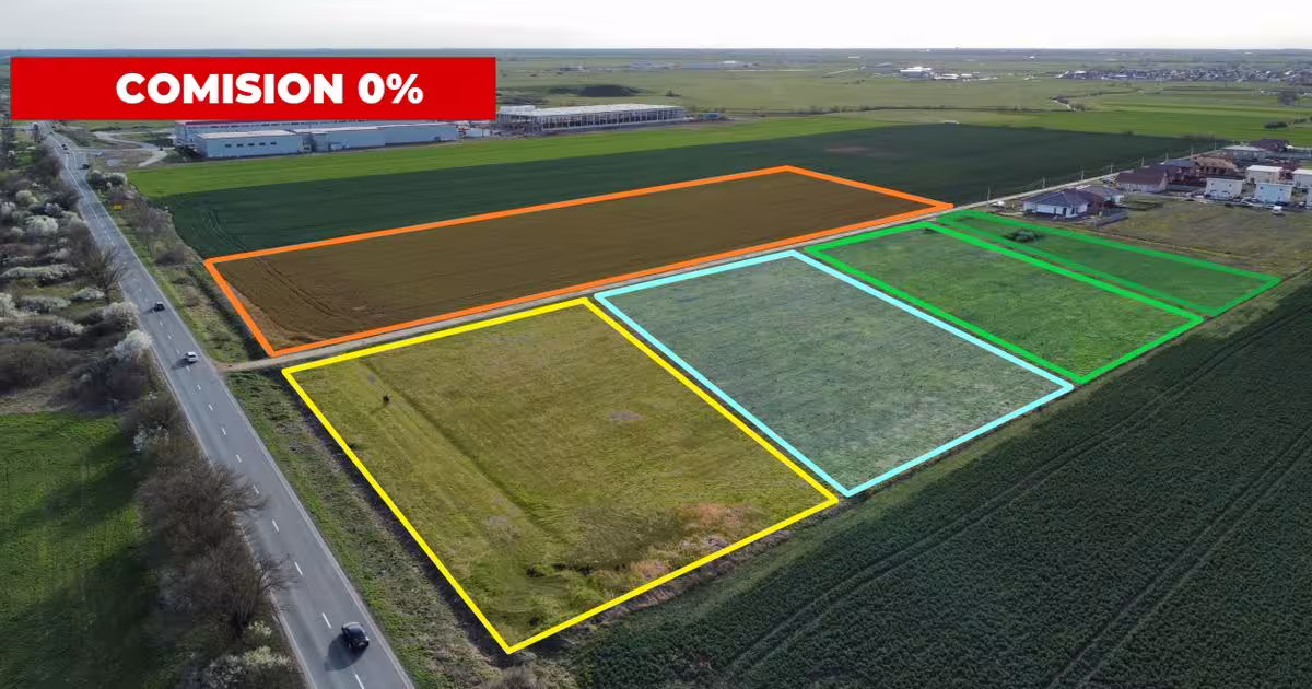 Teren Construcții intravilan de 6411 mp, în zona Exterior Nord, Timișoara