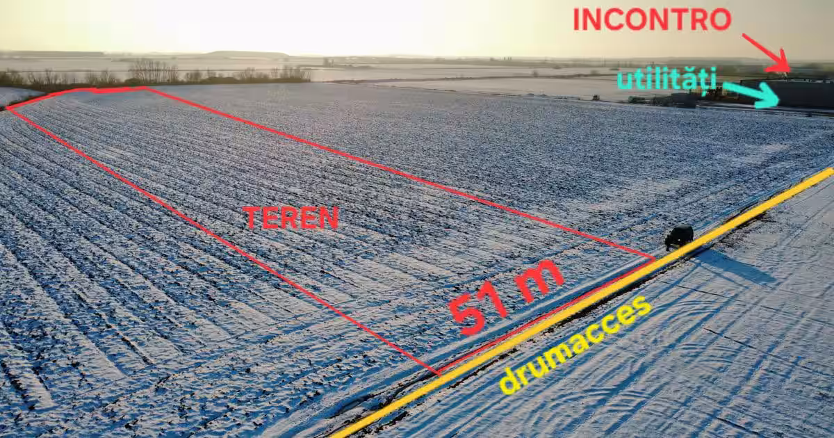 Teren Construcții intravilan de 17800 mp, în zona Șagului, Timișoara