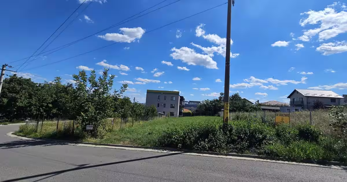 Teren Construcții intravilan de 603 mp, în Valea Lupului