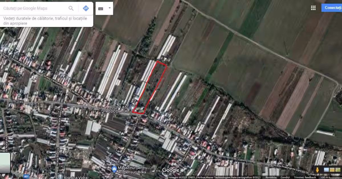 Teren Construcții intravilan de 4800 mp, în Vidra