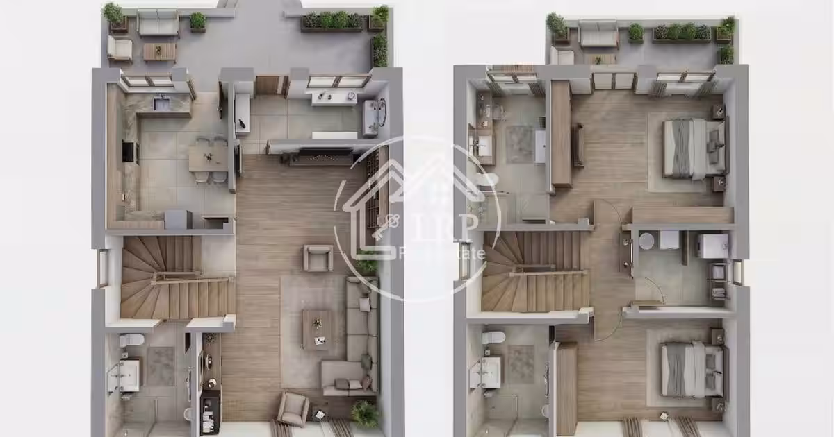 Voluntari | Teren 220 mp cu Proiect si Autorizatie de Constructie Vila P+M