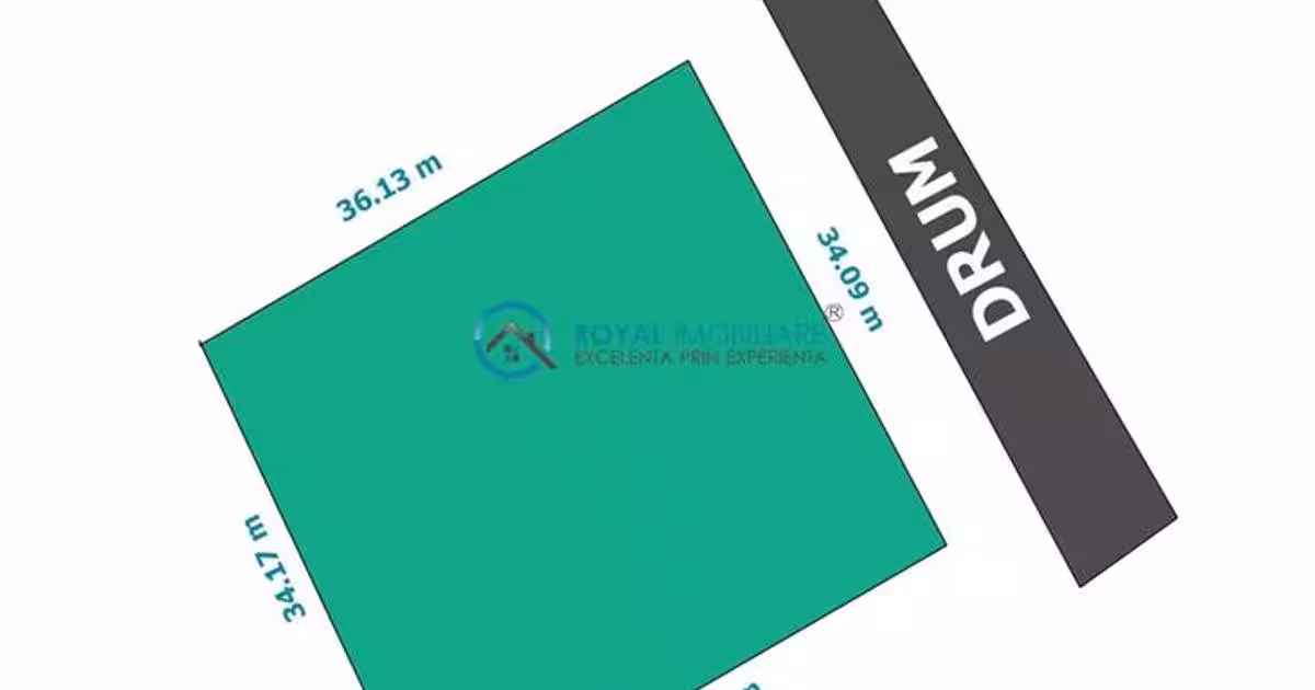 Teren intravilan de 1260 mp, în Tomșani