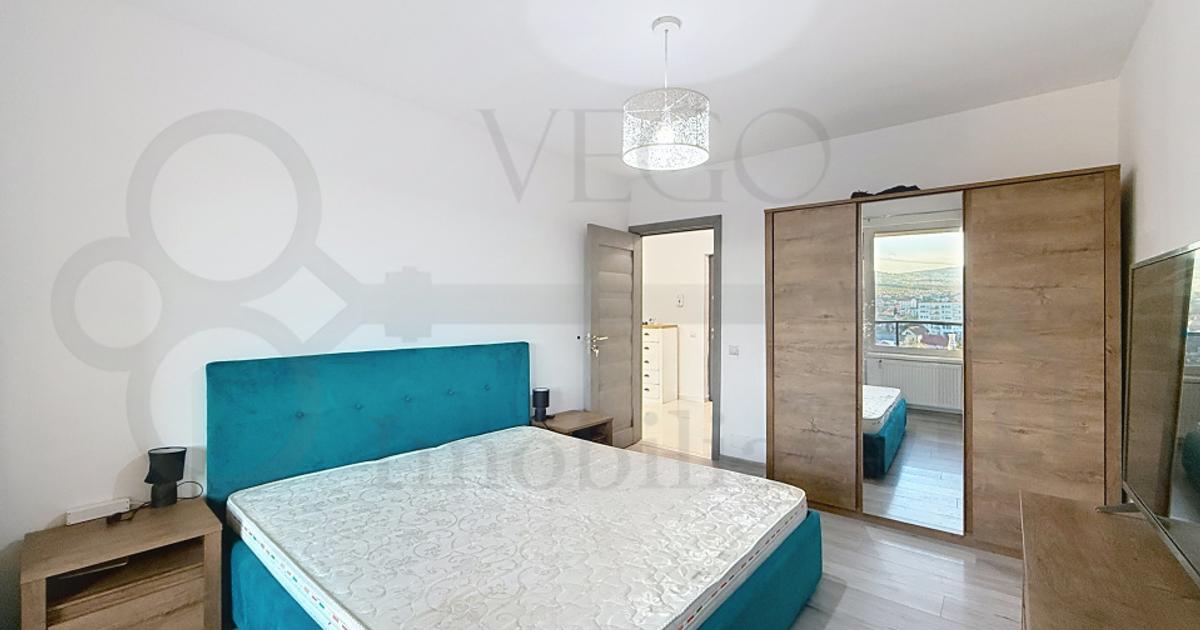 Apartament cu 2 camere, 56 mp, parcare, panoramic superb, Piata 1 Mai