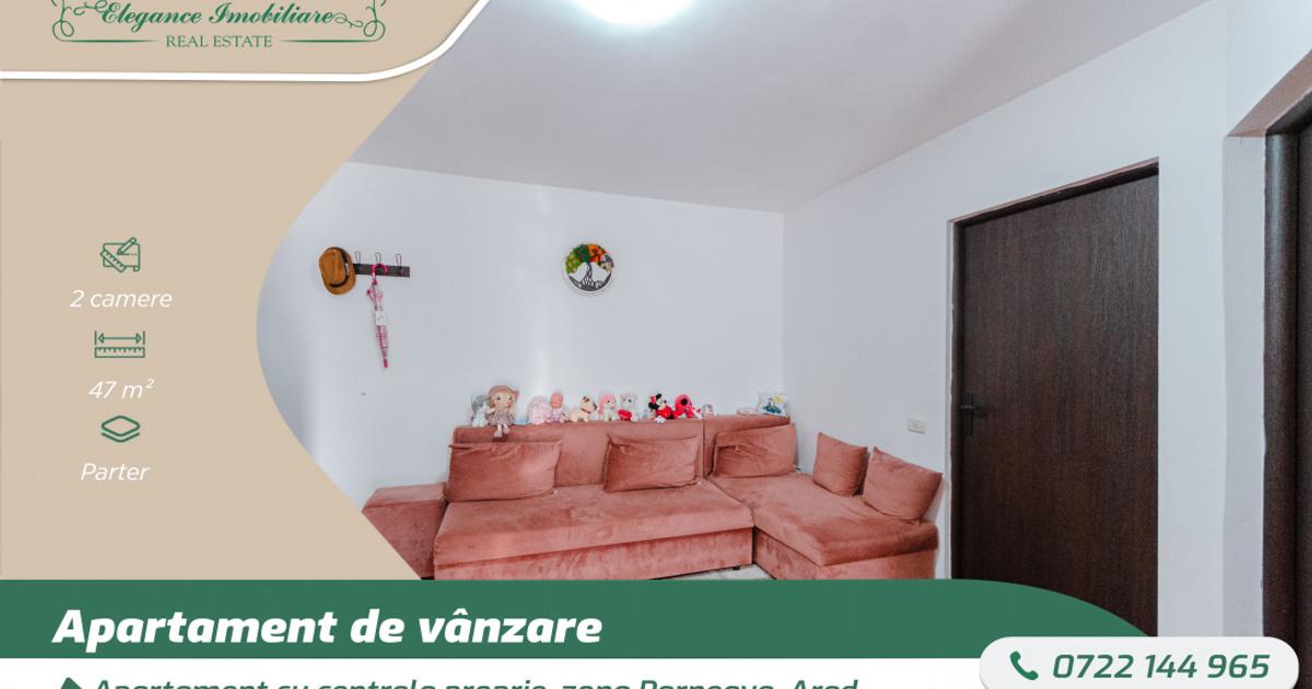 Apartament cu centrala proprie, zona Parneava, Arad