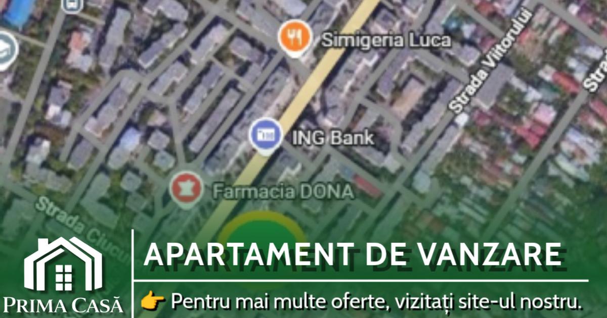 Apartament cu 2 camere zona Unirii Sud parter din 4 confort 1 semidecomandat